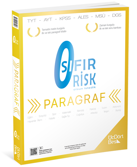 SIFIR RİSK PARAGRAF SORU BANKASI